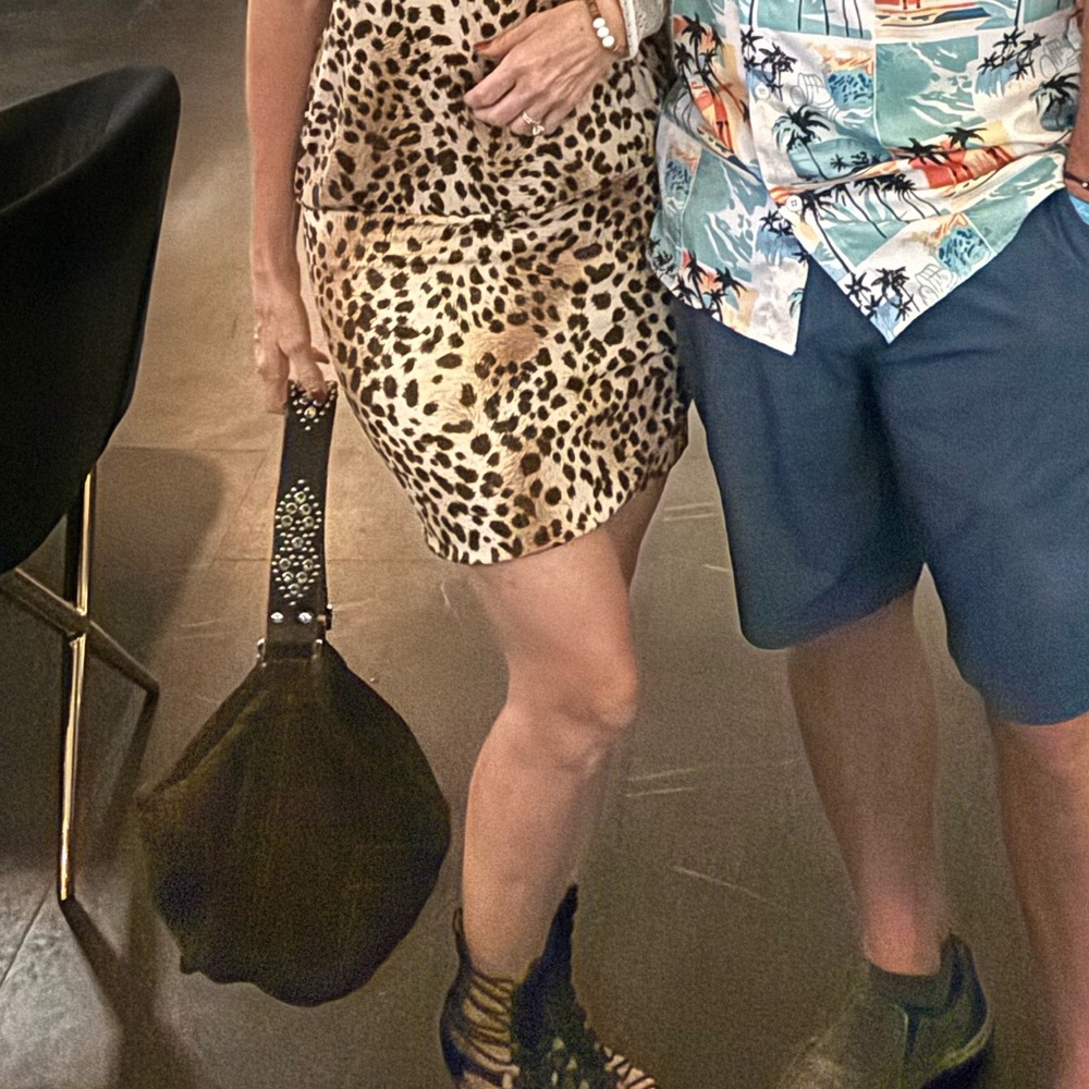 Sexy Leopard Print Cache One Shouldered Dress - image 7